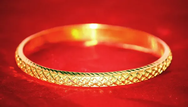 22 Ayar Altın Kesme Bilezik, 10 Gram