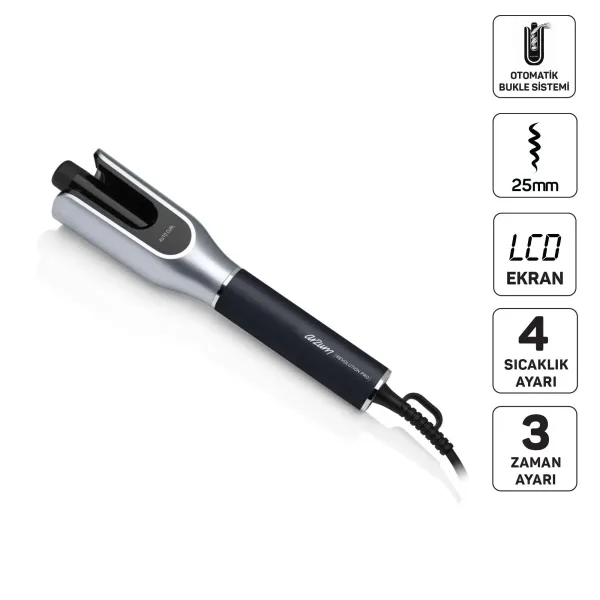 Arzum AR5171 Revolution Pro Otomatik Bukle Maşası 25 mm