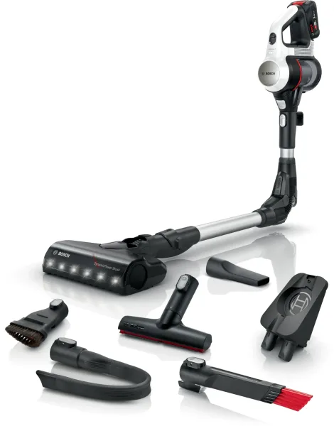 Bosch Unlimited 7 BCS711XXL Şarjlı Dikey Süpürge, Beyaz