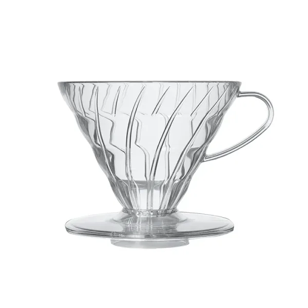 Hario V60 02 Plastik Kahve Demleme Konisi, Şeffaf