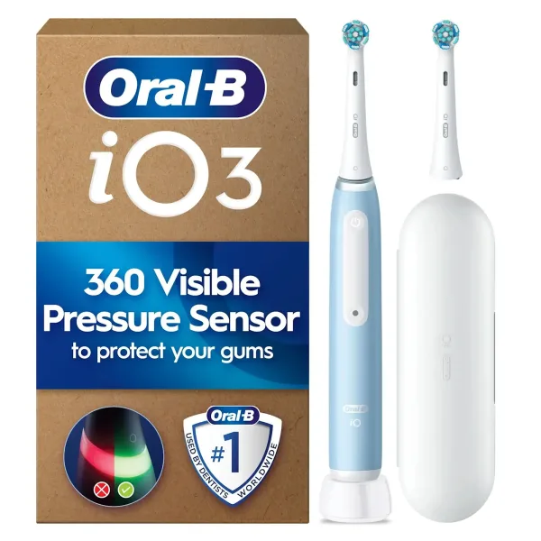 Oral-B iO Series 3 Şarjlı Diş Fırçası Buz Mavisi