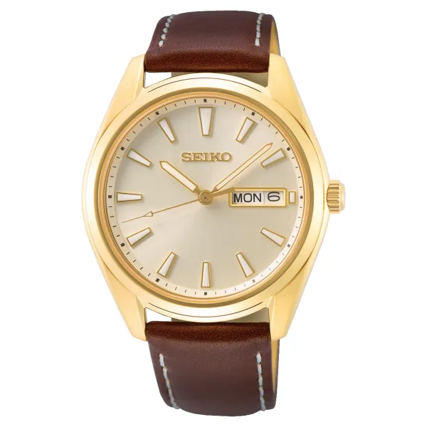 Seiko SUR450P1 Altın Tonlu Kuvars Erkek Kol Saati